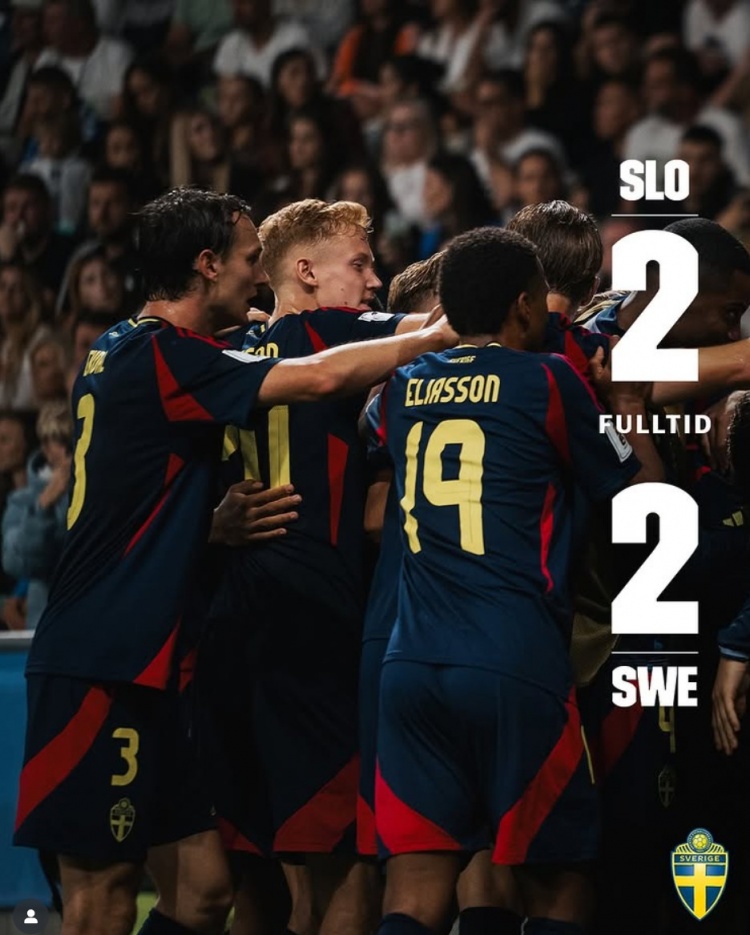 kaiyun-世预赛-斯洛文尼亚主场2-2绝平瑞典 伊兰加破门&amp;约克雷斯助攻